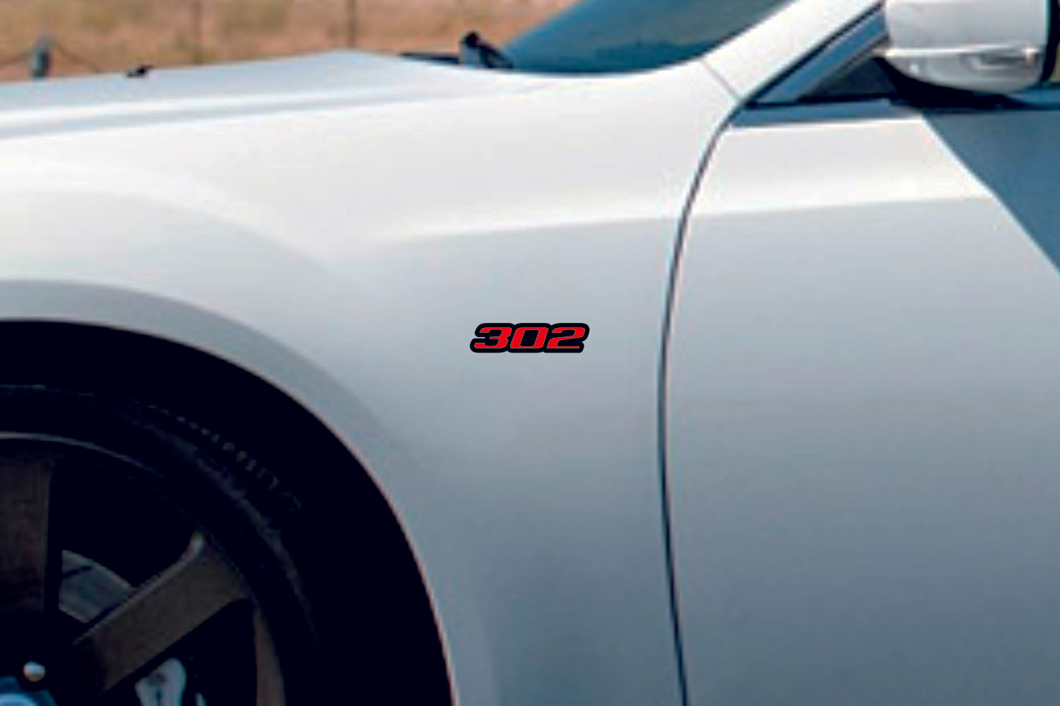 Ford Mustang Emblem & Badges set with 302 logo