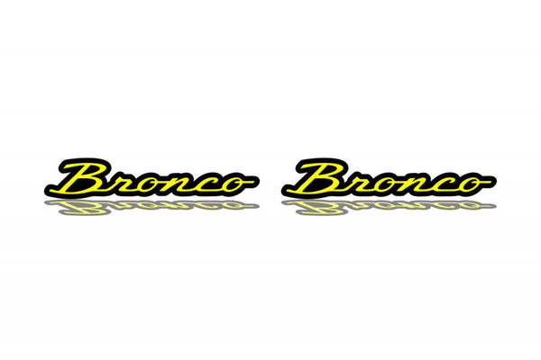 Ford Bronco emblem for fenders with Bronco logo