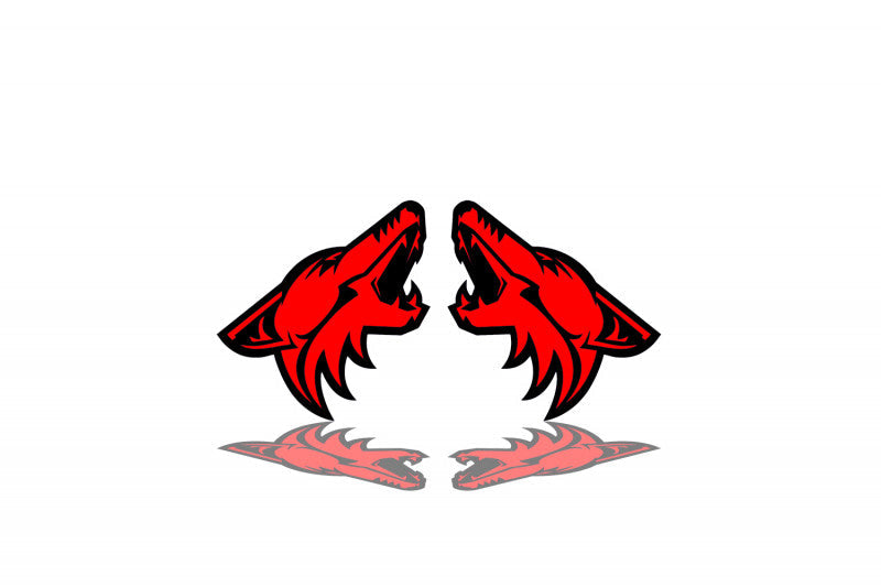 Ford Mustang Emblem & Badges set with Coyote logo (type 3) Ford emblems decoinfabric