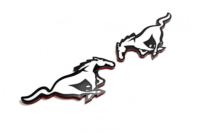 Ford Mustang Emblem & Badges set with Mustang Horse logo