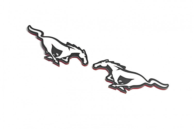 Ford Mustang emblem for fenders with Mustang Horse logo Ford emblems decoinfabric