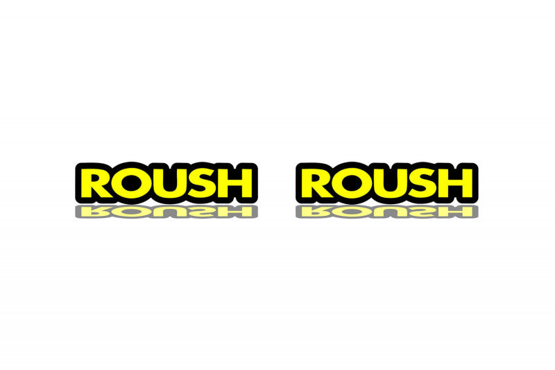 Ford emblem for fenders with Roush logo - decoinfabric