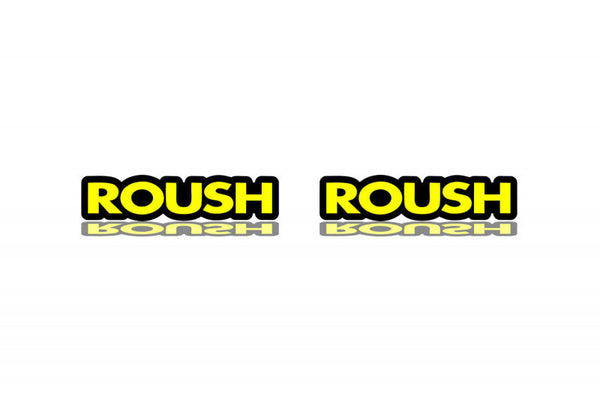 Ford emblem for fenders with Roush logo