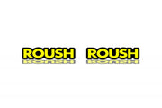 Ford Mustang Emblem & Badges set with Roush logo Ford emblems decoinfabric