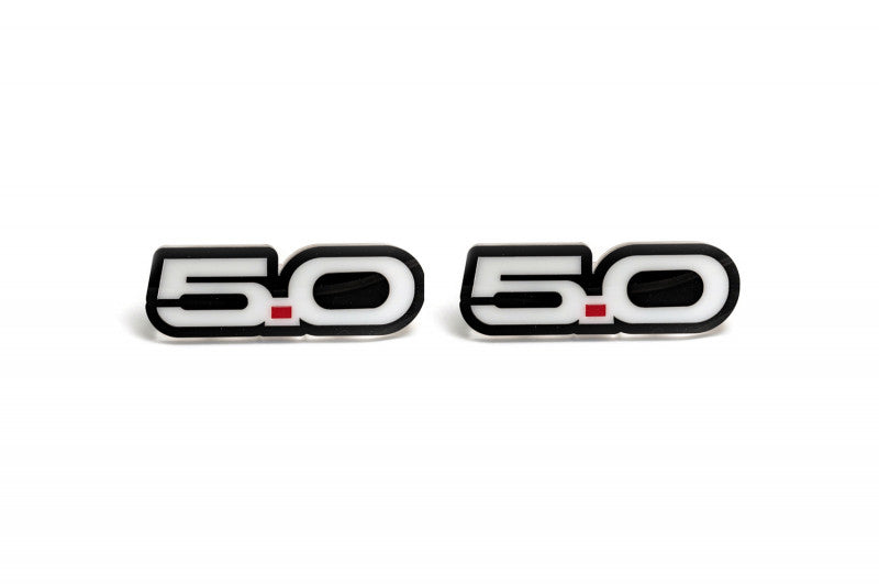 Ford Emblem & Badges set with 5.0 logo