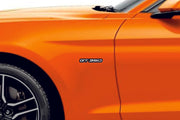 Ford Mustang emblem for fenders with GT350 logo Ford emblems decoinfabric BLACK WHITE