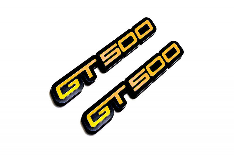 Ford Mustang emblem for fenders with GT500 logo Ford emblems decoinfabric