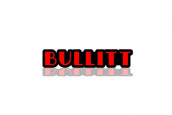 Ford Mustang Radiator grille emblem with Bullitt logo (Type 3)