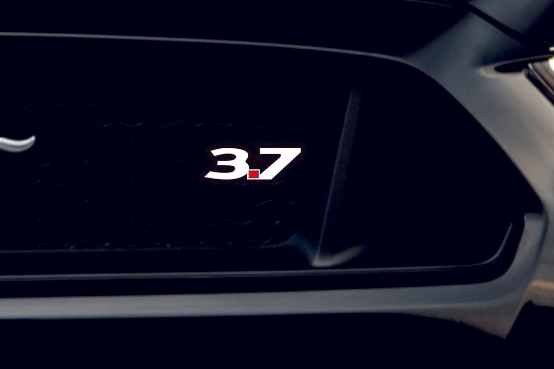 Ford Emblem & Badges set with 3.7 logo Ford emblems decoinfabric