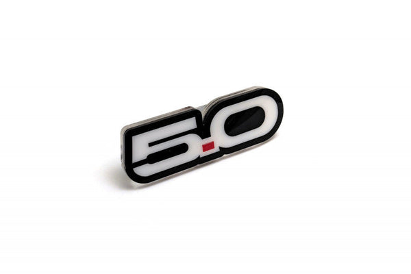 Ford Radiator grille emblem with 5.0 logo