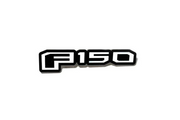 Ford tailgate trunk rear emblem with F150 logo Ford emblems decoinfabric BLACK WHITE