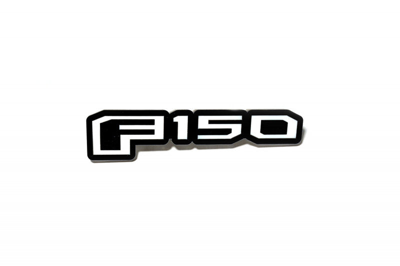 Ford Radiator grille emblem with F150 logo Ford emblems decoinfabric BLACK WHITE