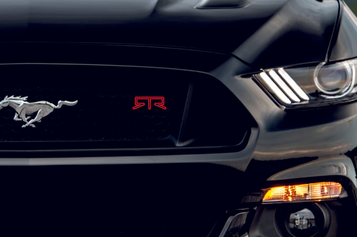 Ford Radiator grille emblem with RTR logo