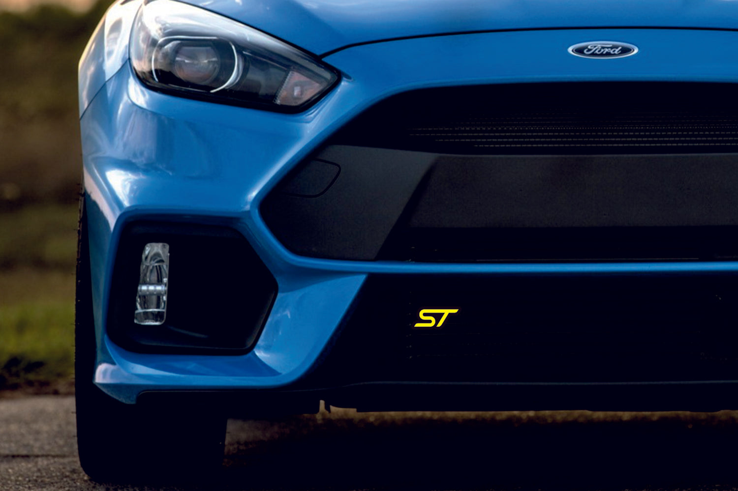Ford Emblem & Badge Set - Grille and Tailgate ST logo Ford emblems decoinfabric