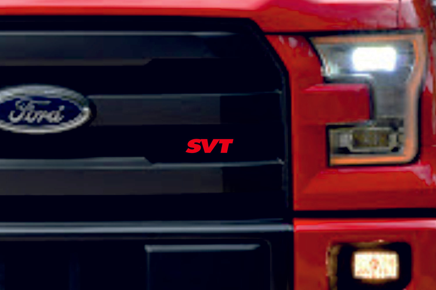 Ford Emblem & Badge Set - Grille and Tailgate SVT logo Ford emblems decoinfabric