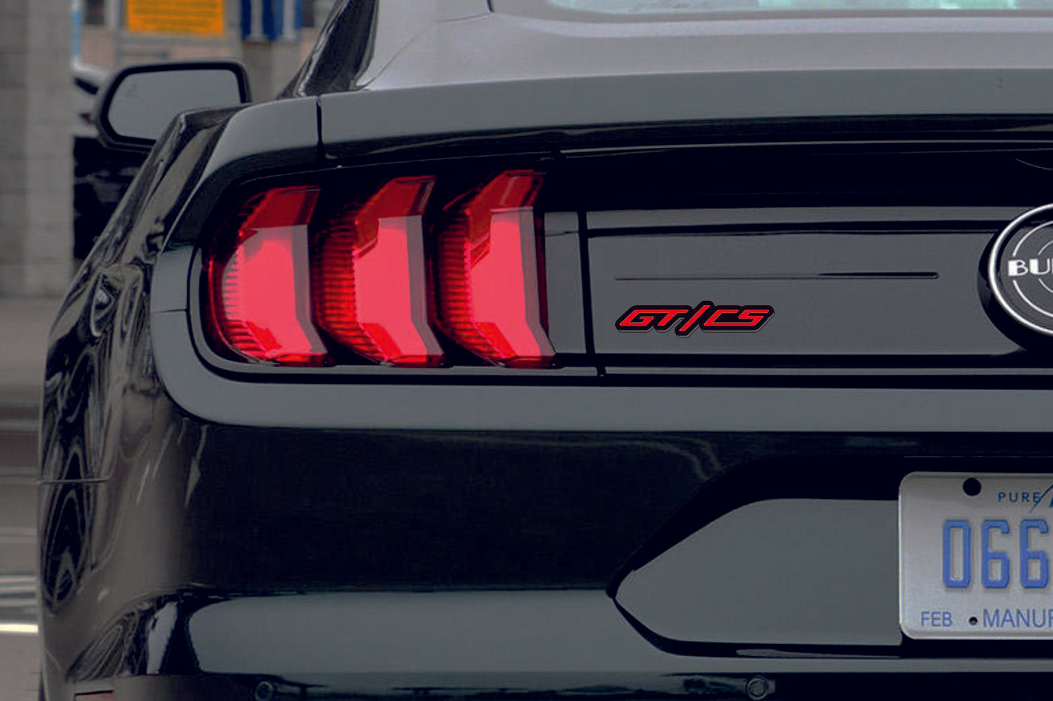 Ford Mustang Emblem & Badges set with GT/CS logo