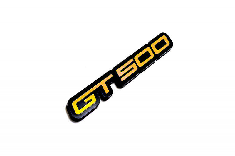 Ford tailgate trunk rear emblem with GT500 logo Ford emblems decoinfabric