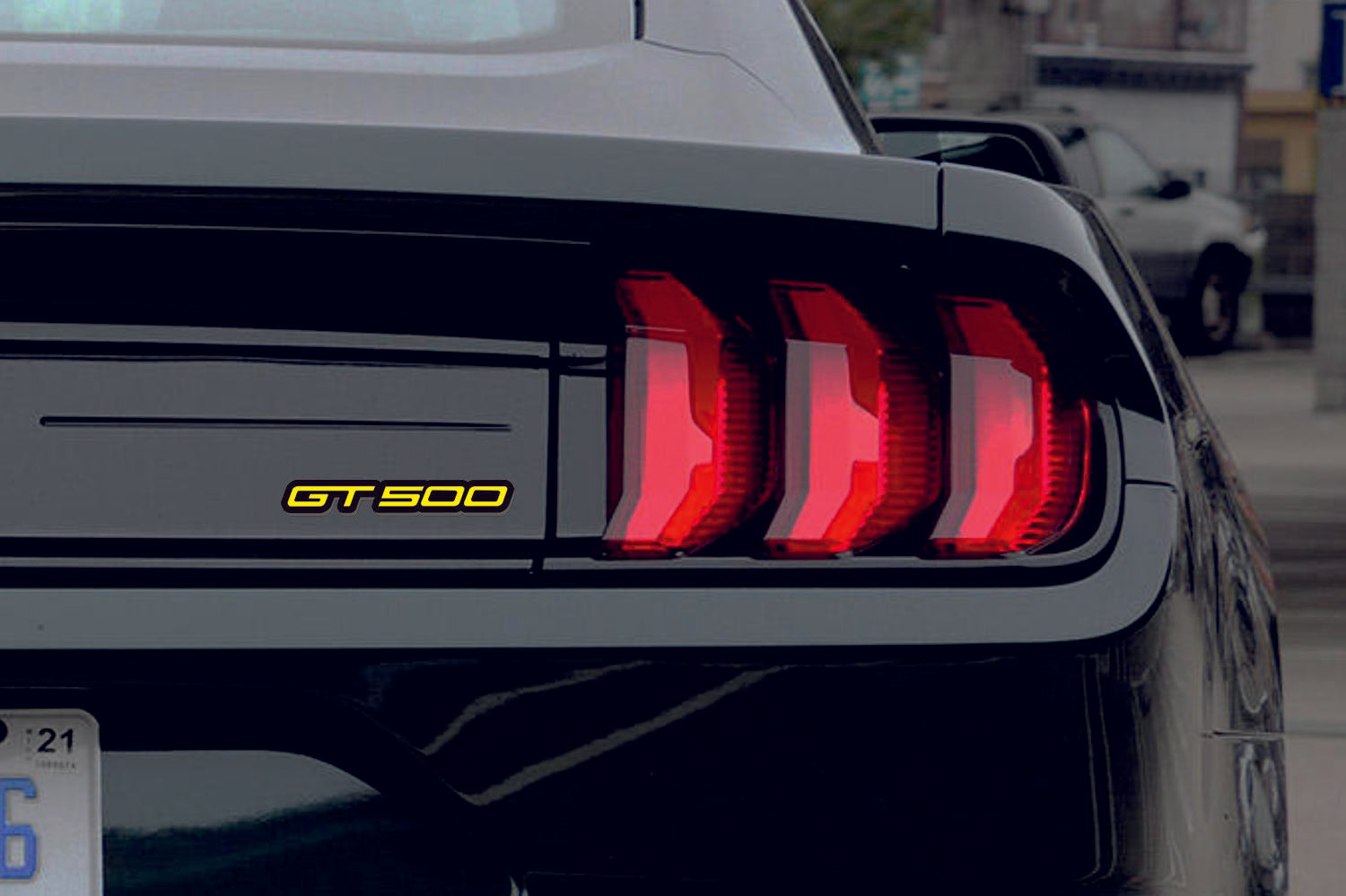 Ford Mustang Emblem & Badges set with GT500 logo