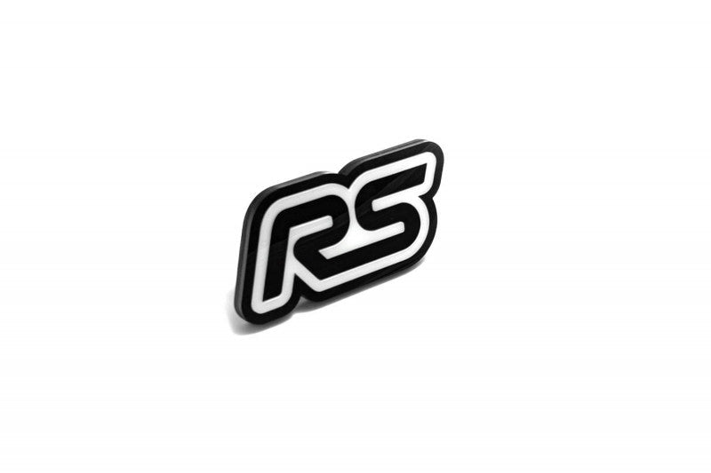 Ford tailgate trunk rear emblem with RS logo (type 2) Ford emblems decoinfabric