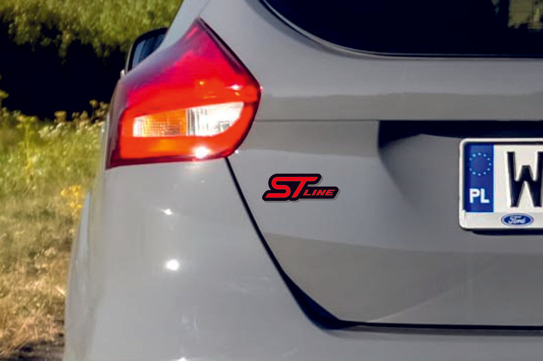 Ford tailgate trunk rear emblem with ST Line logo Ford emblems decoinfabric
