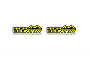 GMC Emblem & Badges set with High Country logo GMC emblems decoinfabric