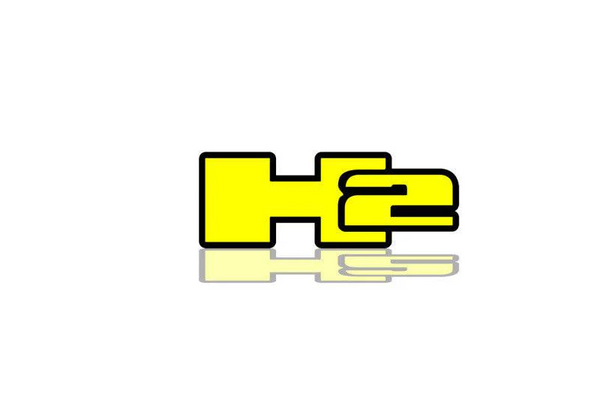 Hummer Radiator grille emblem with H2 logo