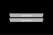Ford Mustang VI 2015-2023 Car Door Sill With Logo Coyote Ford Led Door Sills opdesign