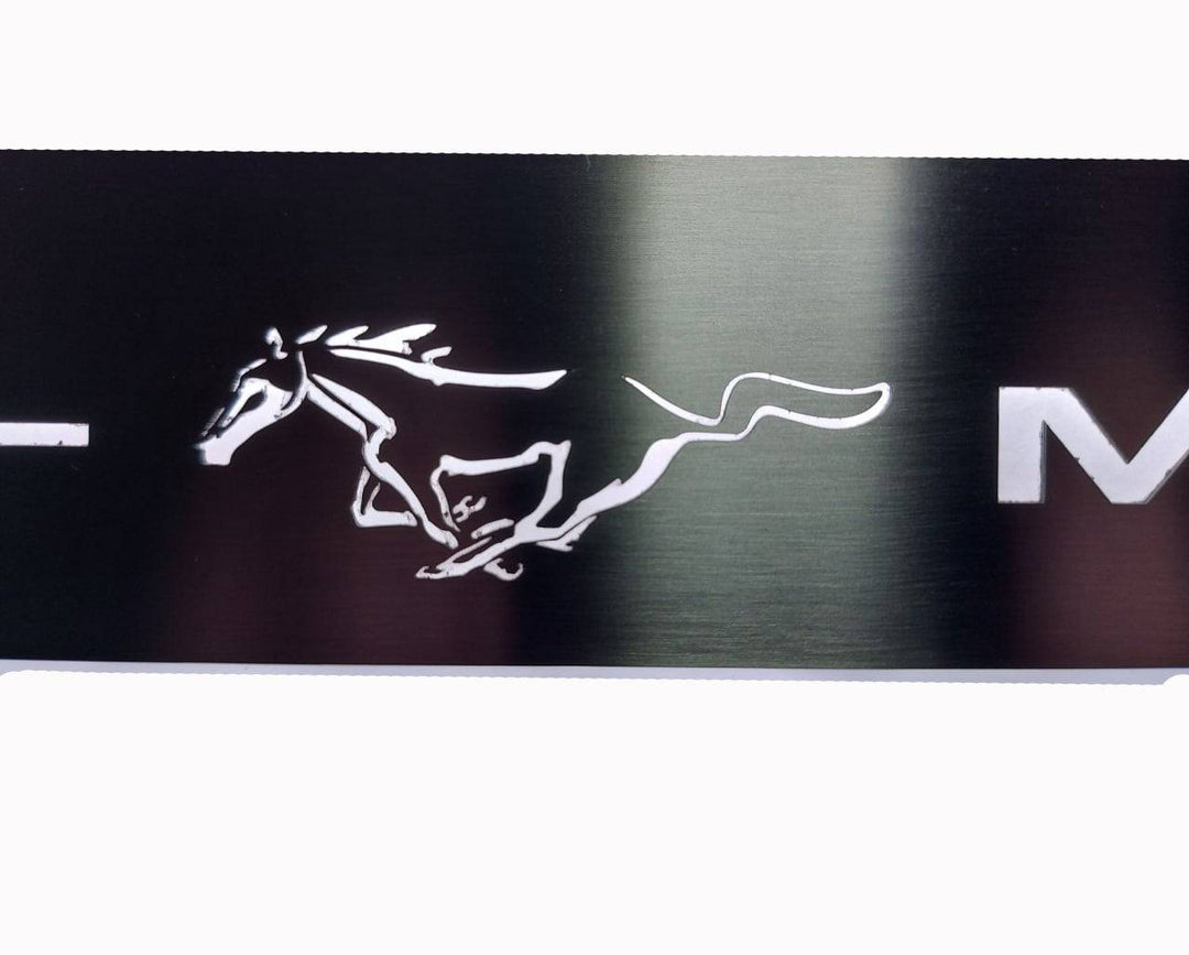 Ford Mustang V 2005-2015 Illuminated LED Door Sill Plates With Mustang Logo Ford Led Door Sills opdesign