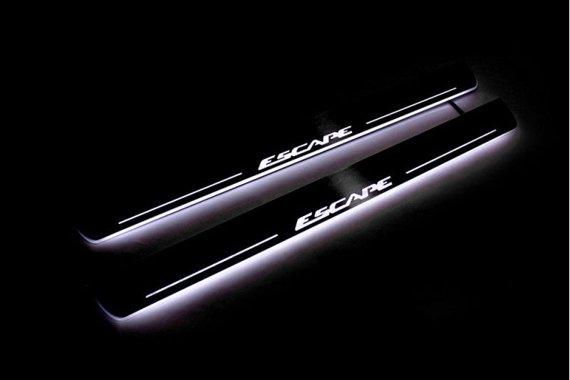 Ford Escape III 2013-2019 Car Sill With Logo Escape Ford Led Door Sills opdesign