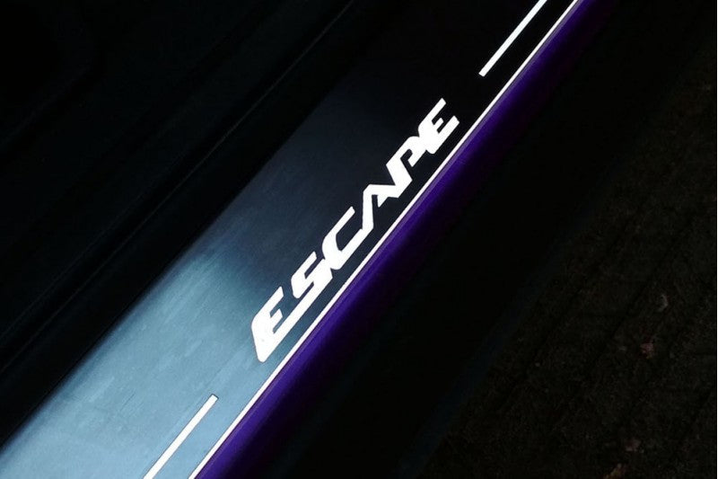 Ford Escape III Car Sill With Logo Escape - decoinfabric