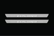 Ford Explorer V 2011-2019 Car Door Sill With Logo Explorer Ford Led Door Sills opdesign
