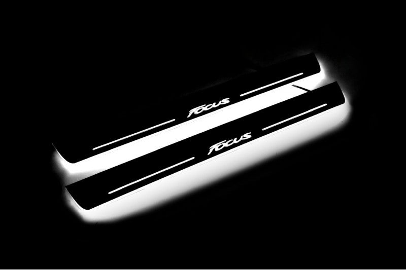 Ford Focus III 2011-2018 Door Sill Lights With Logo Focus Ford Led Door Sills opdesign