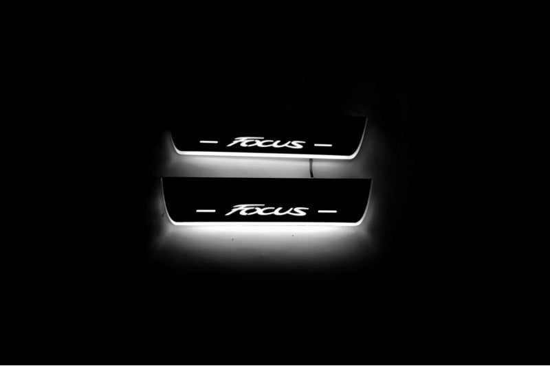 Ford Focus III 2011-2018 Door Sill Lights With Logo Focus Ford Led Door Sills opdesign