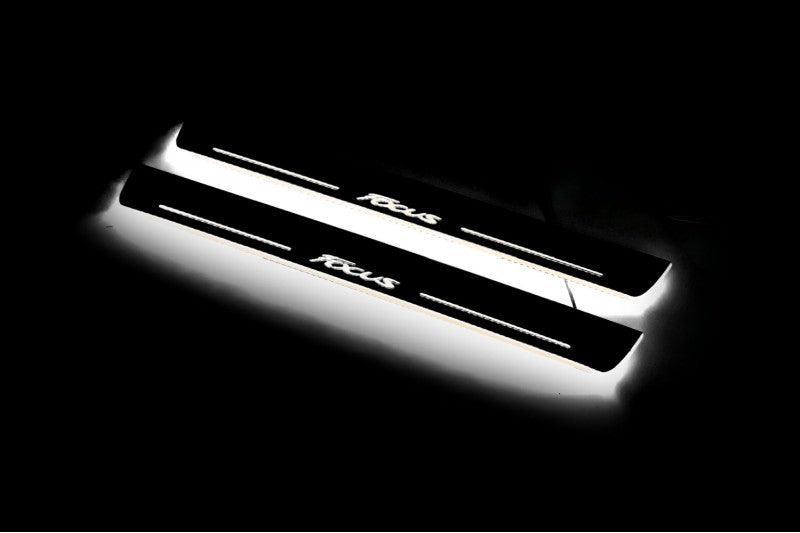 Ford Focus III 2011-2018 Door Sill Lights With Logo Focus Ford Led Door Sills opdesign