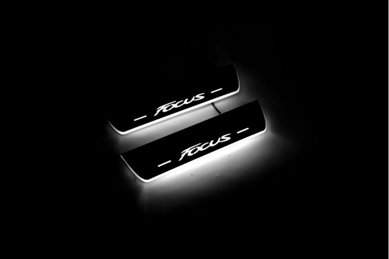 Ford Focus III 2011-2018 Door Sill Lights With Logo Focus Ford Led Door Sills opdesign