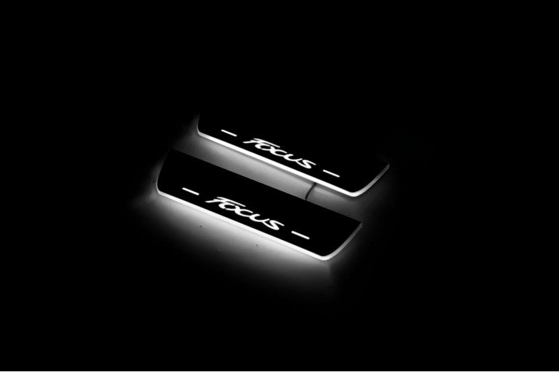 Ford Focus III 2011-2018 Door Sill Lights With Logo Focus Ford Led Door Sills opdesign