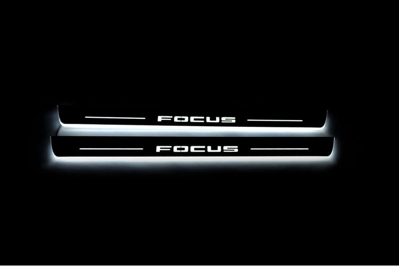 Ford Focus IV 2018+ Auto Door Sill Plates With Logo Focus Ford Led Door Sills opdesign
