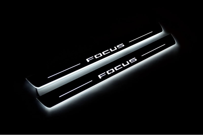 Ford Focus IV 2018+ Auto Door Sill Plates With Logo Focus Ford Led Door Sills opdesign