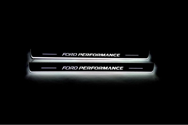 Ford Focus III 2011-2018 LED Car Door Sill With Logo Ford Perfomance Ford Led Door Sills opdesign