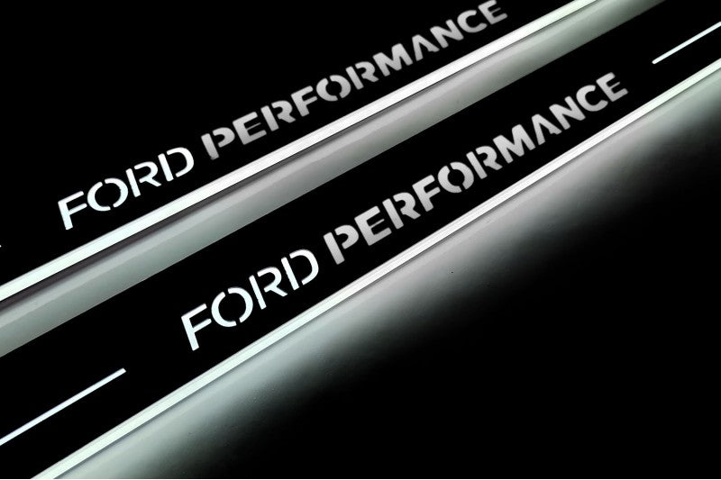 Ford Focus IV LED Car Door Sill With Logo Ford Perfomance - decoinfabric