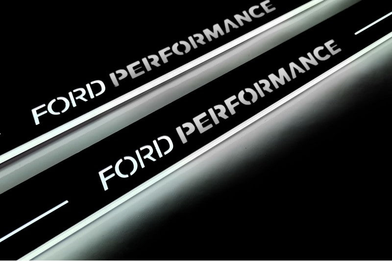 Ford Focus III 2011-2018 LED Car Door Sill With Logo Ford Perfomance Ford Led Door Sills opdesign