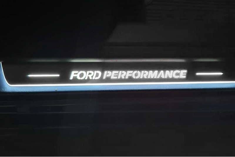 Ford Focus IV LED Car Door Sill With Logo Ford Perfomance - decoinfabric