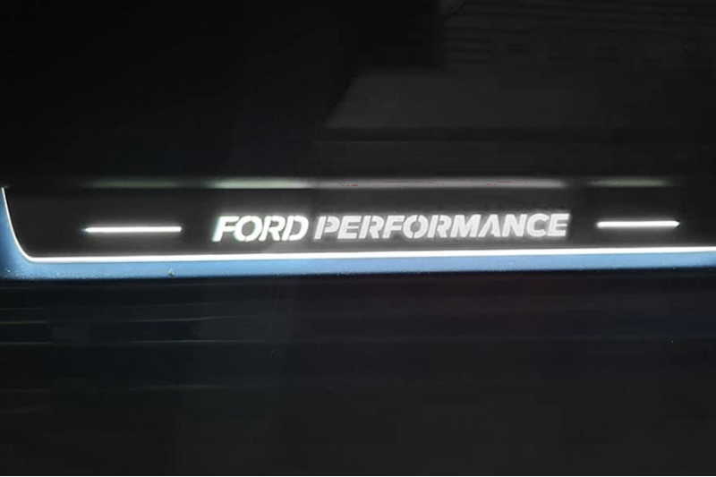 Ford Focus III 2011-2018 LED Car Door Sill With Logo Ford Perfomance Ford Led Door Sills opdesign