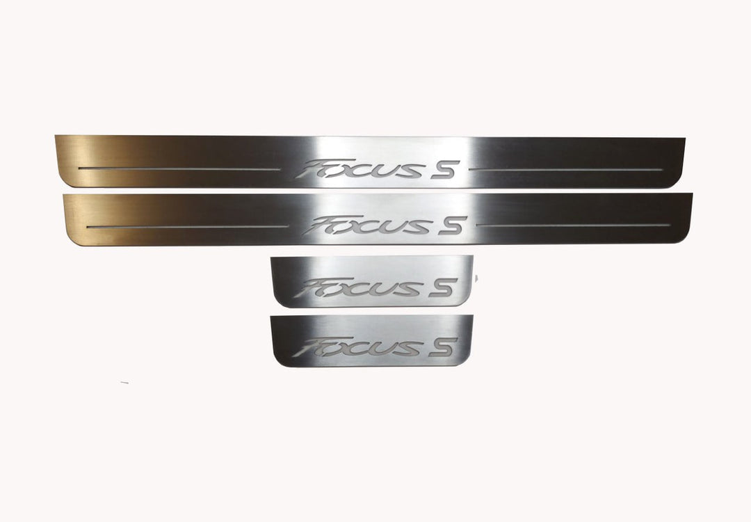 Ford Focus III 2011-2018 LED Door Sills PRO With Focus S Logo Ford Led Door Sills opdesign