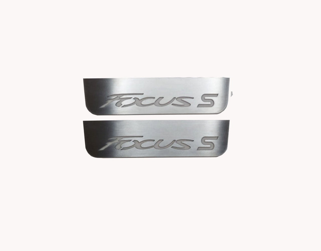 Ford Focus III 2011-2018 LED Door Sills PRO With Focus S Logo Ford Led Door Sills opdesign