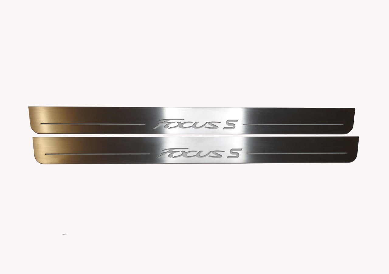 Ford Fosus 2012-2018 LED Door Sills PRO With Focus S Logo