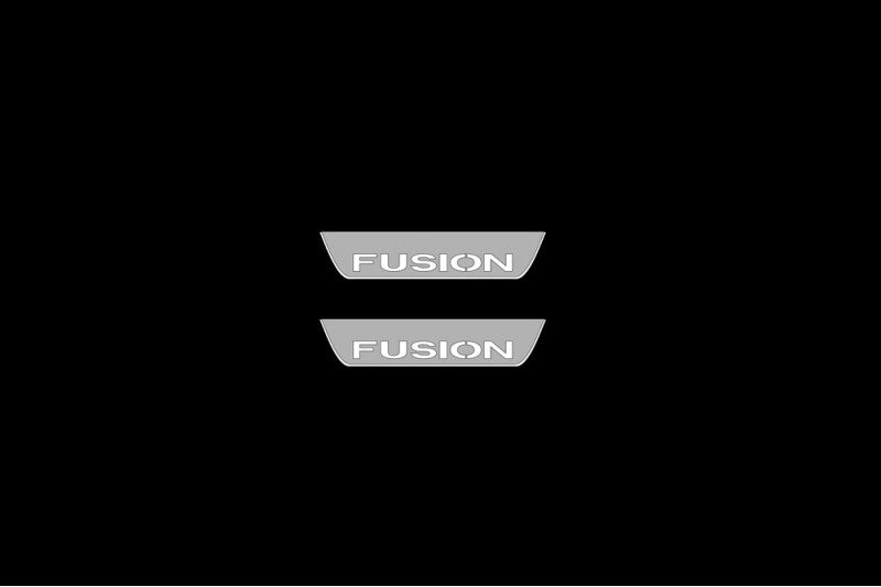 Ford Fusion (Europe) 2002-2012 Led Sill Plates With Fusion Logo Ford Led Door Sills opdesign