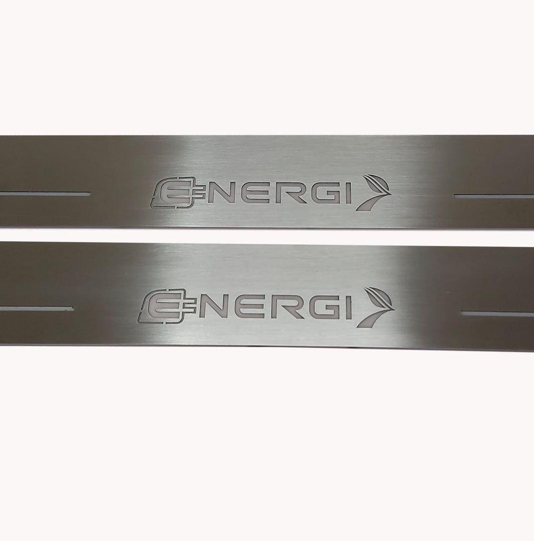 Ford Fusion II 2012-2020 LED Door Sills PRO With Energi Logo Ford Led Door Sills opdesign