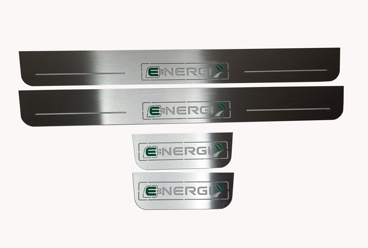 Ford Fusion II 2012-2020 LED Door Sills PRO With Energi Logo (Type 2) Ford Led Door Sills opdesign