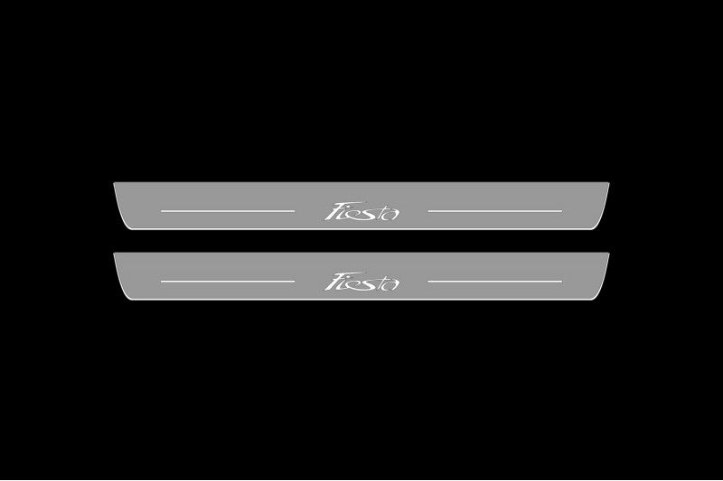 Ford Fiesta 2008-2017 Auto Door Sills With Logo Fiesta Ford Led Door Sills opdesign